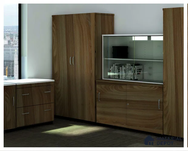 Wooden Look PU 420 8 ft x 4 ft PU Finish Decorative Laminate - 1 mm | Suitable for TV Unit, Wardrobe, Kitchen Cabinets