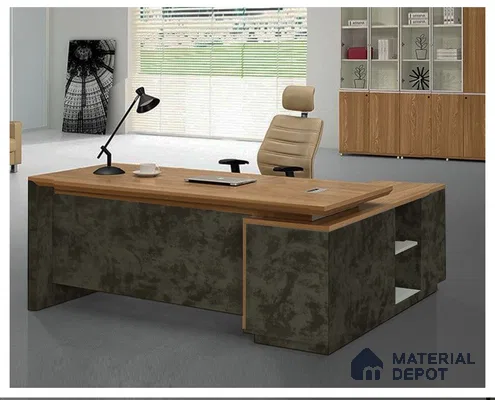 Grey Marble Look PU 467 8 ft x 4 ft High Gloss Finish Decorative Laminate - 1 mm | Suitable for TV Unit, Wardrobe, Kitchen Cabinets