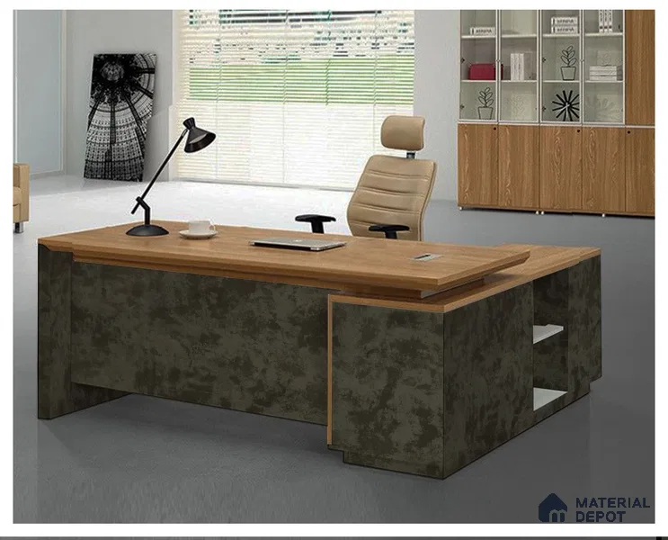 Grey Marble Look PU 467 8 ft x 4 ft High Gloss Finish Decorative Laminate - 1 mm | Suitable for TV Unit, Wardrobe, Kitchen Cabinets