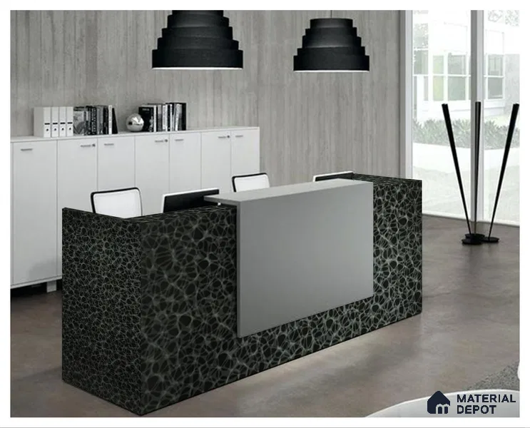 Patterned Look PU 719 8 ft x 4 ft PU Finish Decorative Laminate - 1 mm | Suitable for Bedroom, TV Unit, Wardrobe