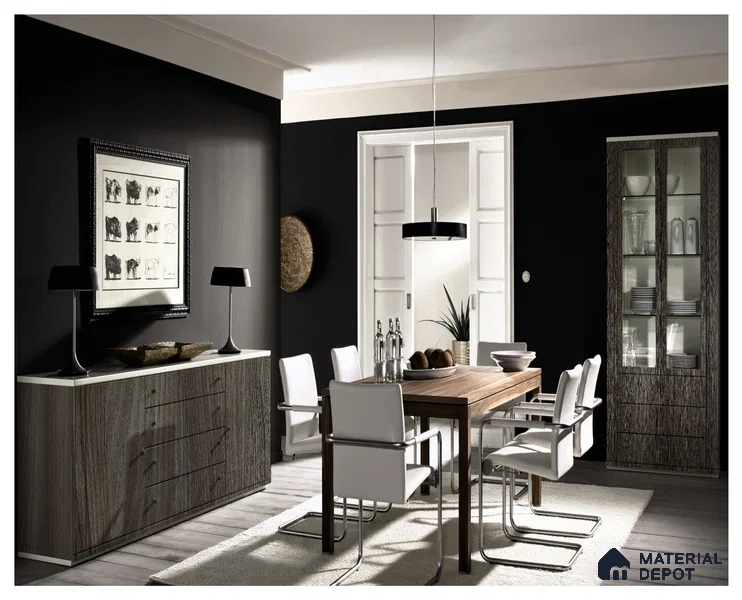 Wooden Look RD 37 Rain Drops 8 ft x 4 ft Texture Finish Decorative Laminate - 1 mm | Suitable for TV Unit, Wardrobe, Kitchen Cabinets