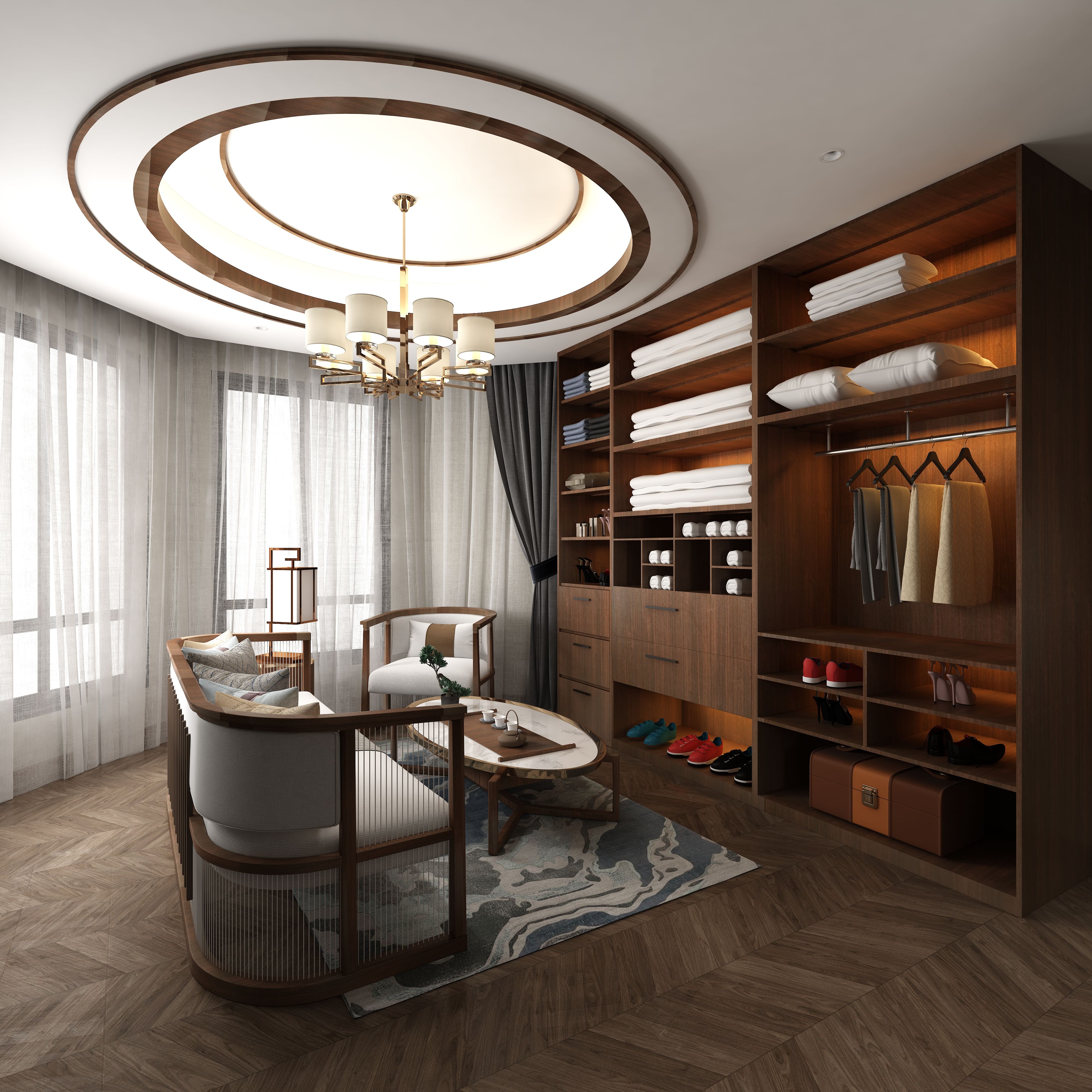 Wooden Look RD 65 Rain Drops 8 ft x 4 ft Texture Finish Decorative Laminate - 1 mm | Suitable for TV Unit, Wardrobe, Kitchen Cabinets