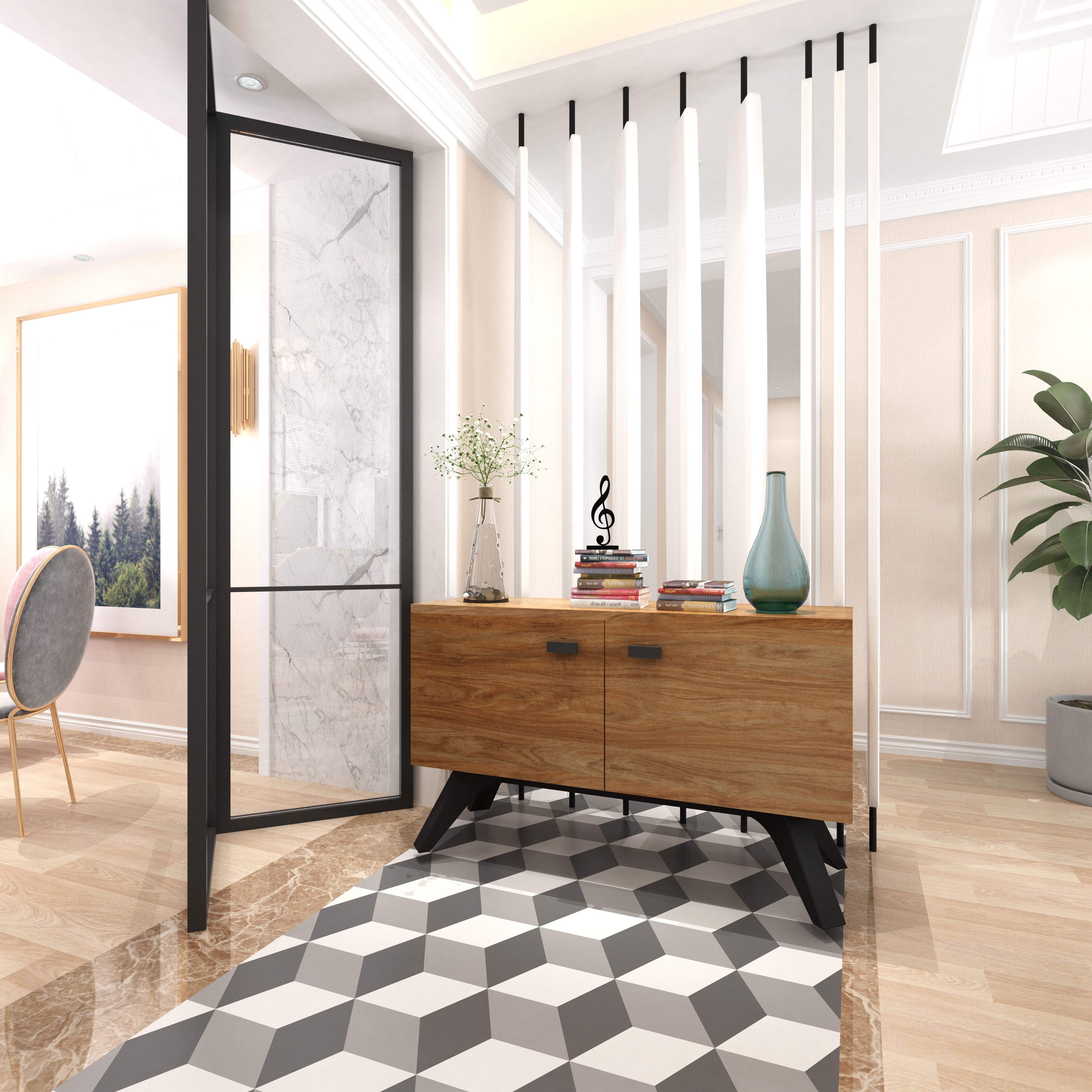 Wooden Look RD 938 Rain Drop 8 ft x 4 ft Texture Finish Decorative Laminate - 1 mm | Suitable for TV Unit, Wardrobe, Kitchen Cabinets