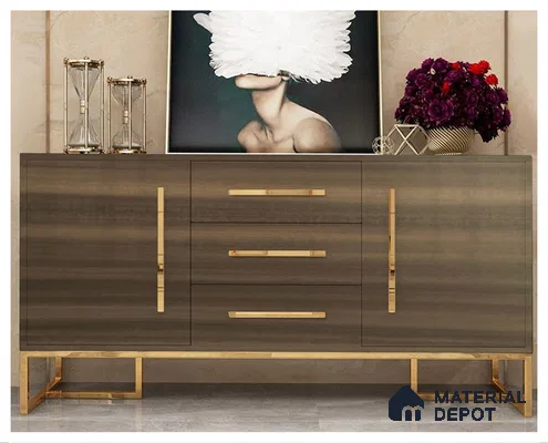 Wooden Look RD 978 Rain Drop 8 ft x 4 ft Texture Finish Decorative Laminate - 1 mm | Suitable for TV Unit, Wardrobe, Kitchen Cabinets