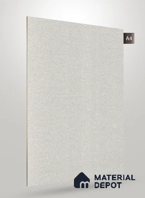 White Fabric Look RN CF 71 8 ft x 4 ft Texture Finish Decorative Laminate - 0.75 mm | Suitable for TV Unit, Wardrobe, Kitchen Cabinets