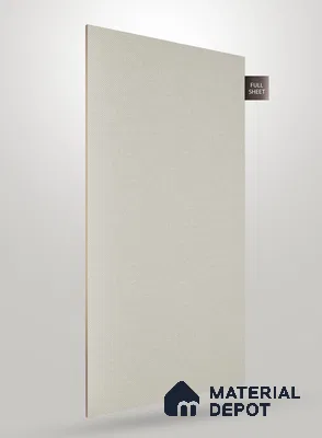 White Fabric Look RN CF 71 8 ft x 4 ft Texture Finish Decorative Laminate - 0.75 mm | Suitable for TV Unit, Wardrobe, Kitchen Cabinets