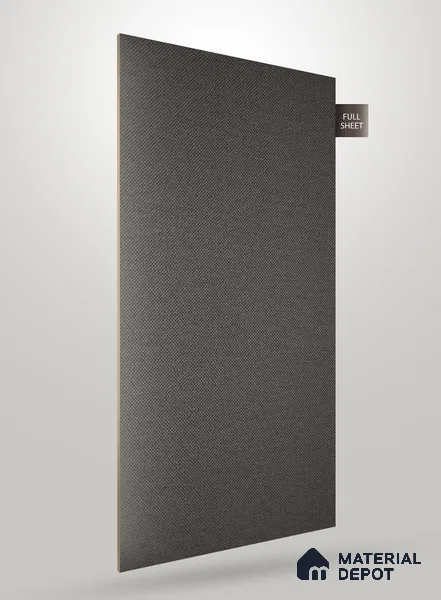 Grey Fabric Look RN CF 72 8 ft x 4 ft Texture Finish Decorative Laminate - 0.75 mm | Suitable for TV Unit, Wardrobe, Kitchen Cabinets