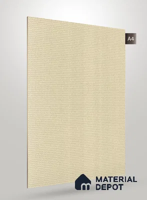 Ivory Fabric Look RN CF 73 8 ft x 4 ft Texture Finish Decorative Laminate - 0.75 mm | Suitable for TV Unit, Wardrobe, Kitchen Cabinets