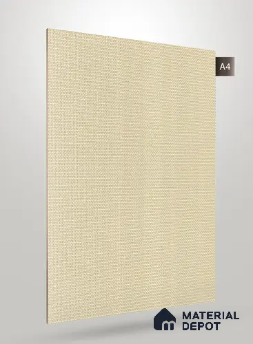 Ivory Fabric Look RN CF 73 8 ft x 4 ft Texture Finish Decorative Laminate - 0.75 mm | Suitable for TV Unit, Wardrobe, Kitchen Cabinets