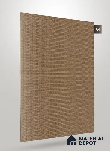 Brown Fabric Look RN CF 74 8 ft x 4 ft Texture Finish Decorative Laminate - 0.75 mm | Suitable for TV Unit, Wardrobe, Kitchen Cabinets
