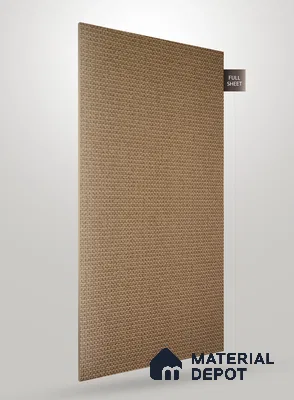 Brown Fabric Look RN CF 74 8 ft x 4 ft Texture Finish Decorative Laminate - 0.75 mm | Suitable for TV Unit, Wardrobe, Kitchen Cabinets