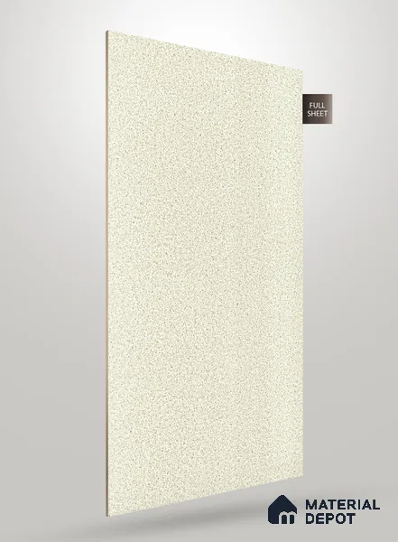 Ivory Terrazzo Look RN CF 75 8 ft x 4 ft Texture Finish Decorative Laminate - 0.75 mm | Suitable for TV Unit, Wardrobe, Kitchen Cabinets