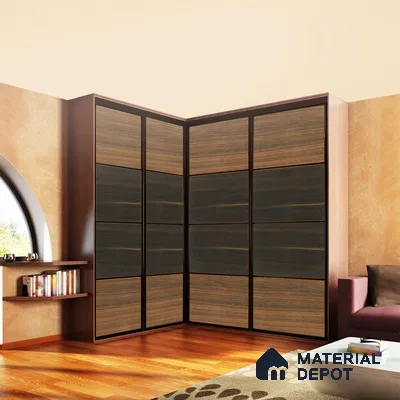 Wooden Look RW 513 Retro Wooden 8 ft x 4 ft Texture Finish Decorative Laminate - 1 mm | Suitable for TV Unit, Wardrobe, Kitchen Cabinets