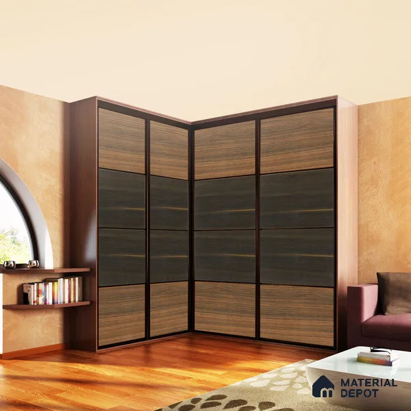Wooden Look RW 513 Retro Wooden 8 ft x 4 ft Texture Finish Decorative Laminate - 1 mm | Suitable for TV Unit, Wardrobe, Kitchen Cabinets