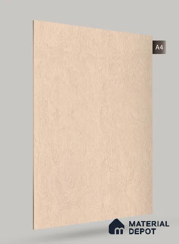 Wooden Look SD 633 Satin BurlWooden 8 ft x 4 ft Texture Finish Decorative Laminate - 1 mm | Suitable for TV Unit, Wardrobe, Kitchen Cabinets