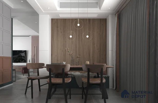 Wooden Look SF 498 8 ft x 4 ft Texture Finish Decorative Laminate - 1 mm | Suitable for TV Unit, Wardrobe, Kitchen Cabinets