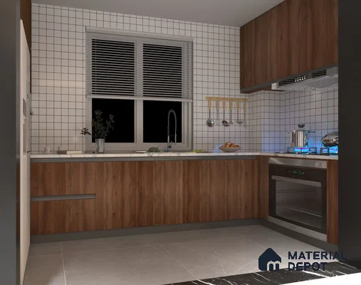 Wooden Look SF 601 8 ft x 4 ft Texture Finish Decorative Laminate - 1 mm | Suitable for TV Unit, Wardrobe, Kitchen Cabinets
