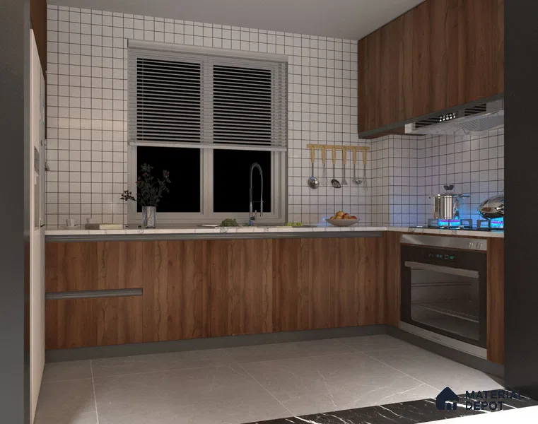 Wooden Look SF 601 8 ft x 4 ft Texture Finish Decorative Laminate - 1 mm | Suitable for TV Unit, Wardrobe, Kitchen Cabinets
