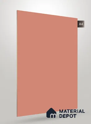 Pink Solid Colors Look SM 118 8 ft x 4 ft Super Matte Finish Decorative Laminate - 1 mm | Suitable for Living Room, Kitchen, Office