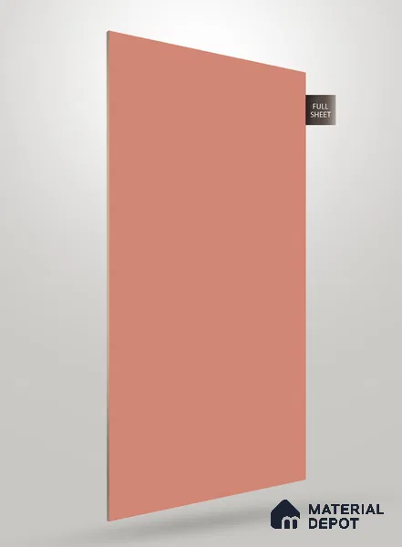 Pink Solid Colors Look SM 118 8 ft x 4 ft Super Matte Finish Decorative Laminate - 1 mm | Suitable for Living Room, Kitchen, Office