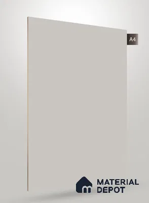 Grey Solid Colors Look SM 119 8 ft x 4 ft Super Matte Finish Decorative Laminate - 1 mm | Suitable for Living Room, Kitchen, Office