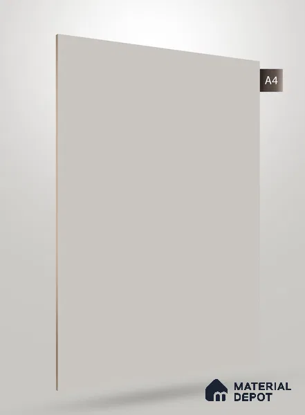 Grey Solid Colors Look SM 119 8 ft x 4 ft Super Matte Finish Decorative Laminate - 1 mm | Suitable for Living Room, Kitchen, Office