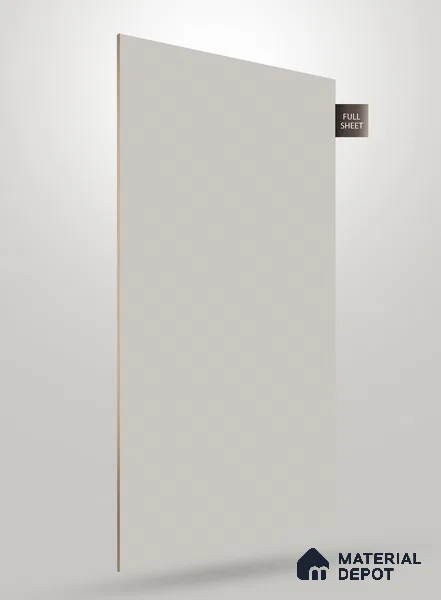 Grey Solid Colors Look SM 119 8 ft x 4 ft Super Matte Finish Decorative Laminate - 1 mm | Suitable for Living Room, Kitchen, Office