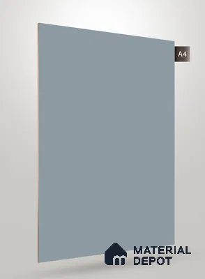 Grey Solid Colors Look SM 120 8 ft x 4 ft Super Matte Finish Decorative Laminate - 1 mm | Suitable for Living Room, Kitchen, Office