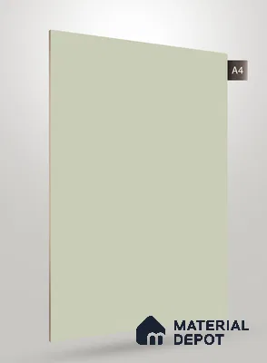 Green Solid Colors Look SM 123 8 ft x 4 ft Super Matte Finish Decorative Laminate - 1 mm | Suitable for Living Room, Kitchen, Office