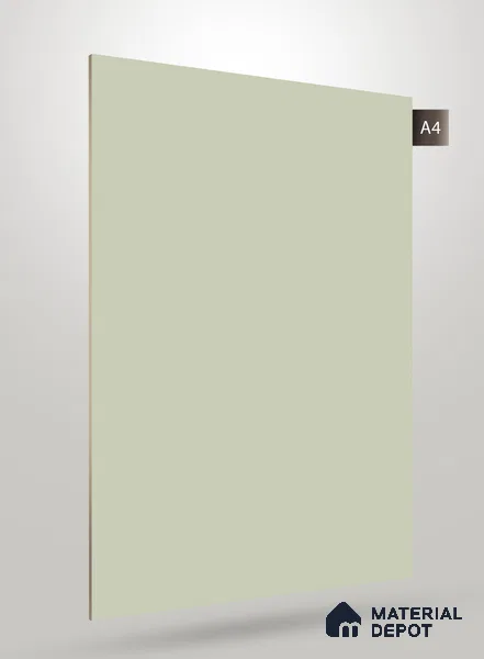 Green Solid Colors Look SM 123 8 ft x 4 ft Super Matte Finish Decorative Laminate - 1 mm | Suitable for Living Room, Kitchen, Office