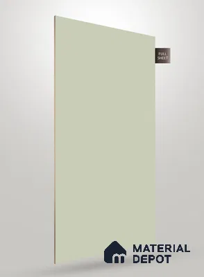 Green Solid Colors Look SM 123 8 ft x 4 ft Super Matte Finish Decorative Laminate - 1 mm | Suitable for Living Room, Kitchen, Office