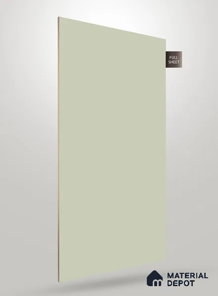 Green Solid Colors Look SM 123 8 ft x 4 ft Super Matte Finish Decorative Laminate - 1 mm | Suitable for Living Room, Kitchen, Office