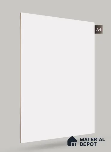 Soft Ivory Solid Colors Look SM 134 8 ft x 4 ft Super Matte Finish Decorative Laminate - 1 mm | Suitable for Living Room, Kitchen, Office