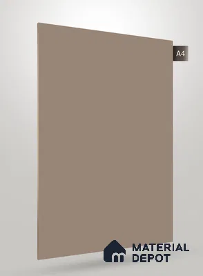 Brown Solid Colors Look SM 246 8 ft x 4 ft Super Matte Finish Decorative Laminate - 1 mm | Suitable for Living Room, Kitchen, Office