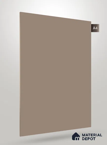 Brown Solid Colors Look SM 246 8 ft x 4 ft Super Matte Finish Decorative Laminate - 1 mm | Suitable for Living Room, Kitchen, Office