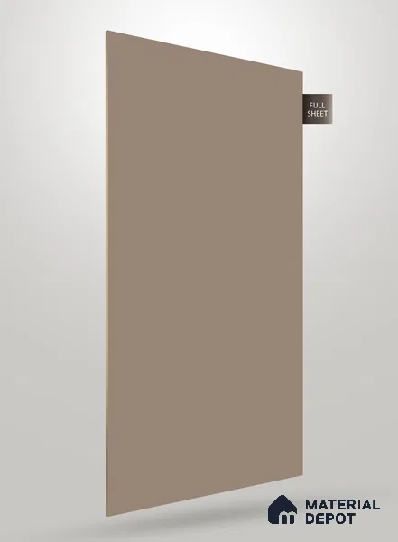 Brown Solid Colors Look SM 246 8 ft x 4 ft Super Matte Finish Decorative Laminate - 1 mm | Suitable for Living Room, Kitchen, Office