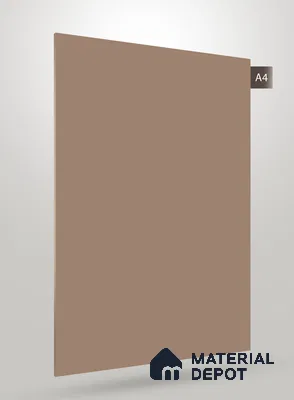 Brown Solid Colors Look SM 247 8 ft x 4 ft Super Matte Finish Decorative Laminate - 1 mm | Suitable for Living Room, Kitchen, Office