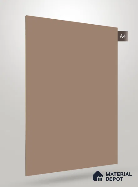 Brown Solid Colors Look SM 247 8 ft x 4 ft Super Matte Finish Decorative Laminate - 1 mm | Suitable for Living Room, Kitchen, Office