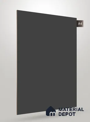 Grey Solid Colors Look SM 249 8 ft x 4 ft Super Matte Finish Decorative Laminate - 1 mm | Suitable for Living Room, Kitchen, Office