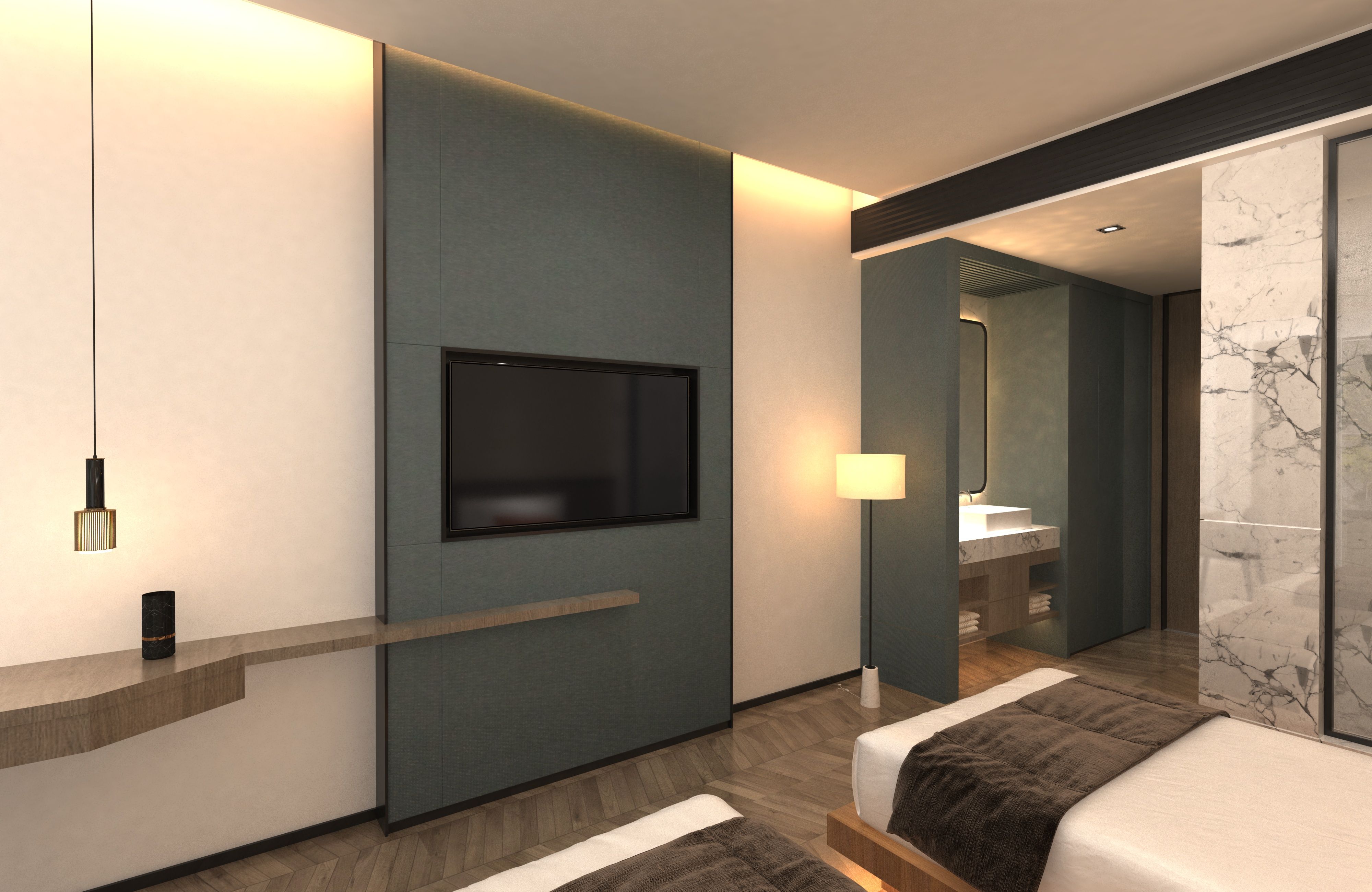 Patterned Look SM 535 8 ft x 4 ft Super Matte Finish Decorative Laminate - 1 mm | Suitable for Bedroom, TV Unit, Wardrobe