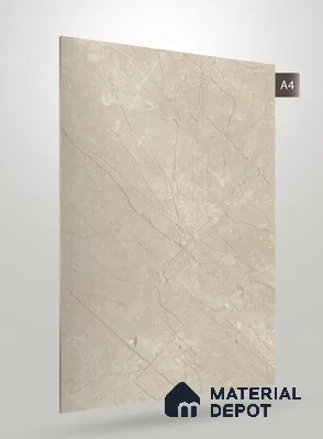 Beige Marble Look SM 595 8 ft x 4 ft Super Matte Finish Decorative Laminate - 1 mm | Suitable for TV Unit, Wardrobe, Kitchen Cabinets