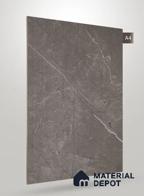 Brown Marble Look SM 596 8 ft x 4 ft Super Matte Finish Decorative Laminate - 1 mm | Suitable for TV Unit, Wardrobe, Kitchen Cabinets