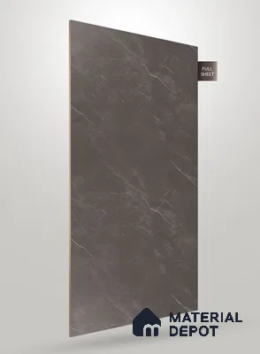 Brown Marble Look SM 596 8 ft x 4 ft Super Matte Finish Decorative Laminate - 1 mm | Suitable for TV Unit, Wardrobe, Kitchen Cabinets