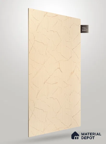 Marble Fluted SM 600 8 ft x 4 ft Super Matte Finish Decorative Laminate - 1 mm | Suitable for TV Unit,Wardrobe, Kitchen Cabinets
