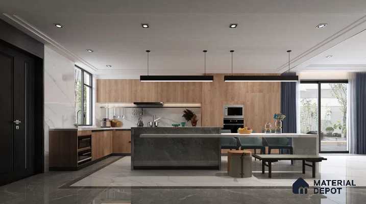 Wooden Look SN 990 Song Of Nature 8 ft x 4 ft Texture Finish Decorative Laminate - 1 mm | Suitable for TV Unit, Wardrobe, Kitchen Cabinets