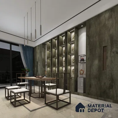 Wooden Look SW 454 Seasoned Wooden 8 ft x 4 ft Texture Finish Decorative Laminate - 1 mm | Suitable for TV Unit, Wardrobe, Kitchen Cabinets