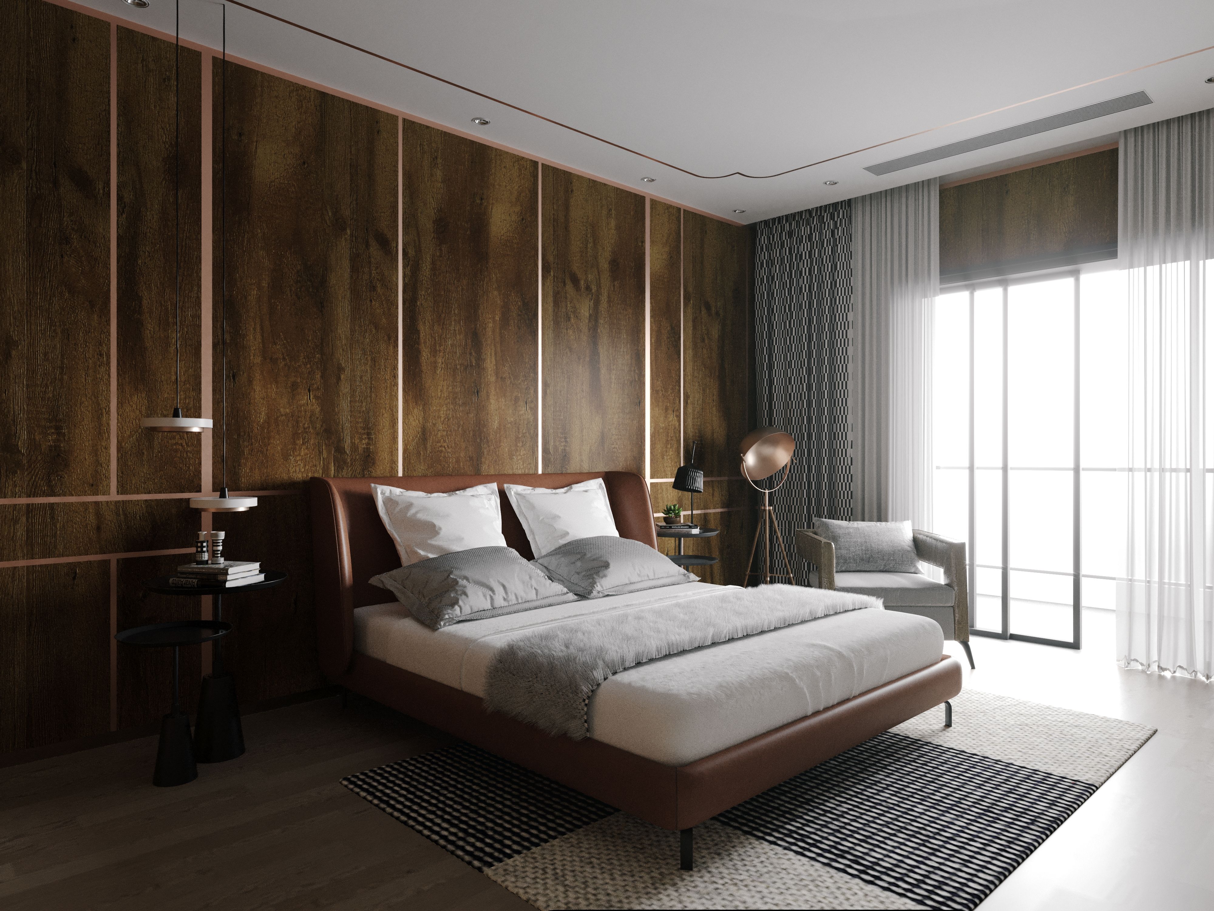 Wooden Look SW 961 Seasoned Wooden 8 ft x 4 ft Texture Finish Decorative Laminate - 1 mm | Suitable for TV Unit, Wardrobe, Kitchen Cabinets