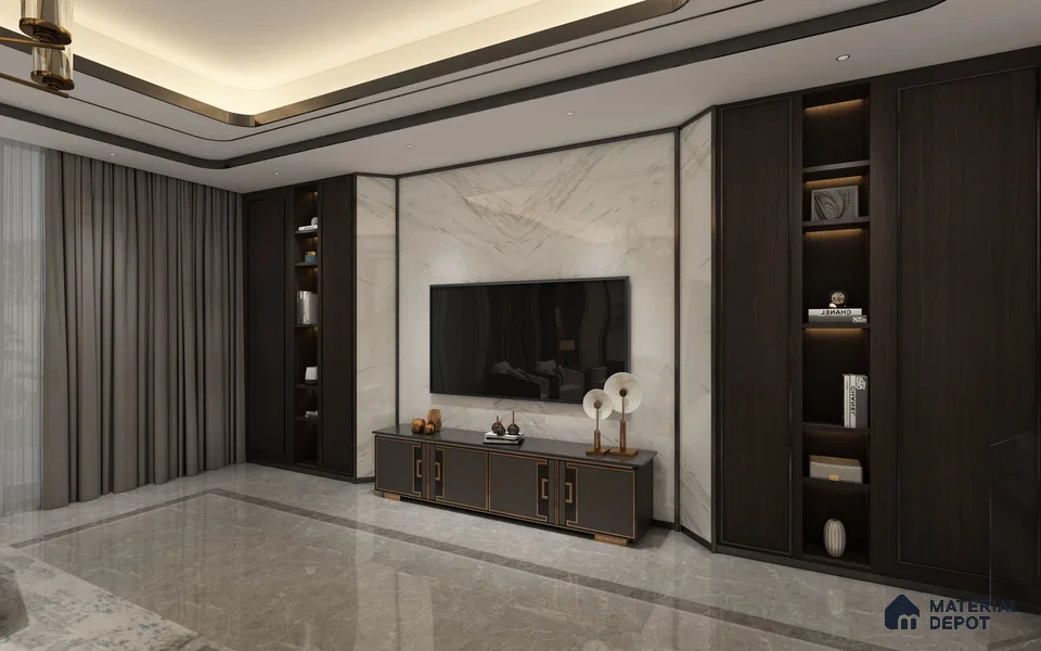 Wooden Look TR 1565 Tuscan Rose 8 ft x 4 ft Texture Finish Decorative Laminate - 1.25 mm | Suitable for TV Unit, Wardrobe, Kitchen Cabinets