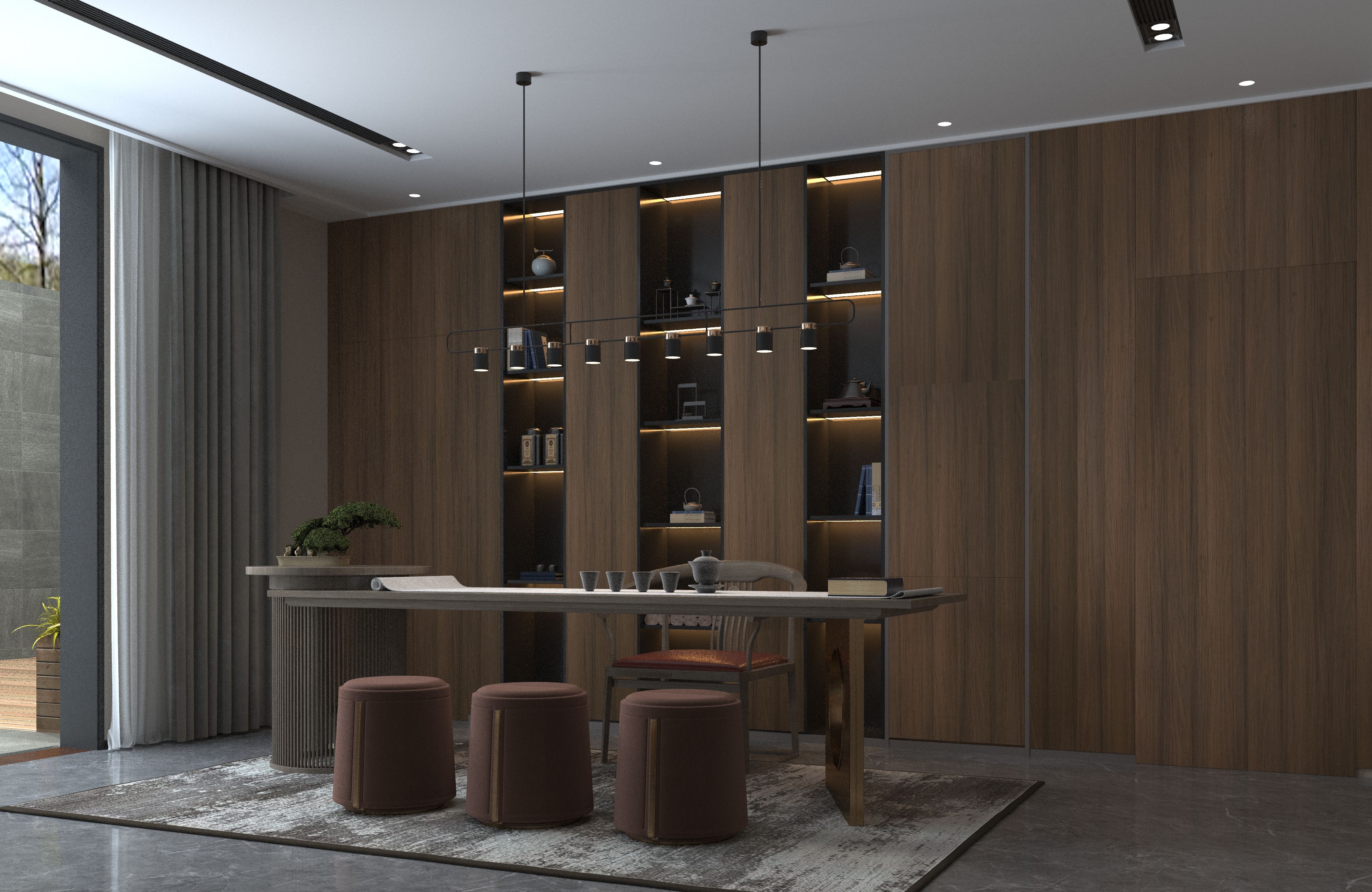 Wooden Look TV 1695 Turkish Veneer 8 ft x 4 ft Texture Finish Decorative Laminate - 1.25 mm | Suitable for TV Unit, Wardrobe, Kitchen Cabinets