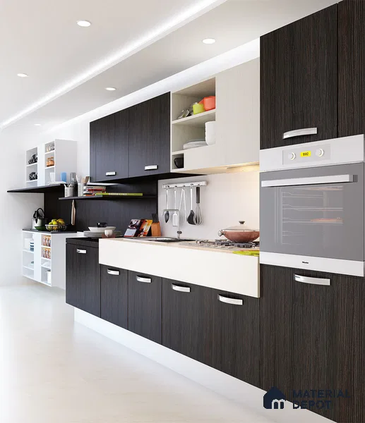 Wooden Look TW 1388 Thunder Wenge 8 ft x 4 ft Texture Finish Decorative Laminate - 1.25 mm | Suitable for TV Unit, Wardrobe, Kitchen Cabinets
